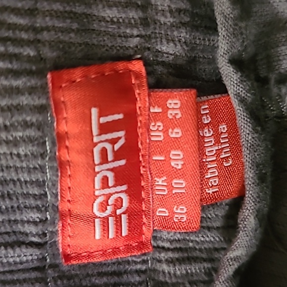 Esprit grey cord pants - Picture 2 of 3